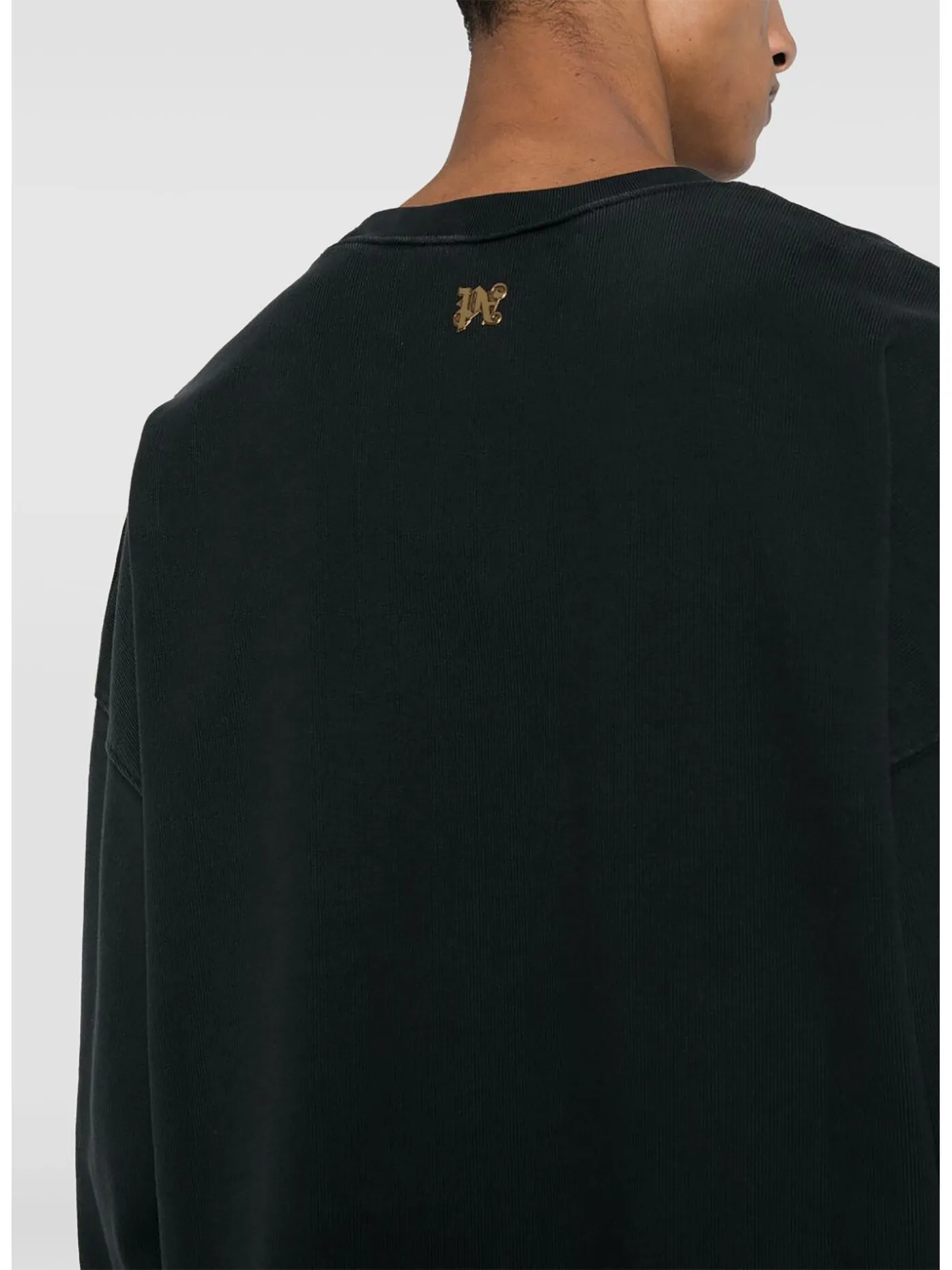     -PALM ANGELS    -FELPA GIROCOLLO FOGGY-