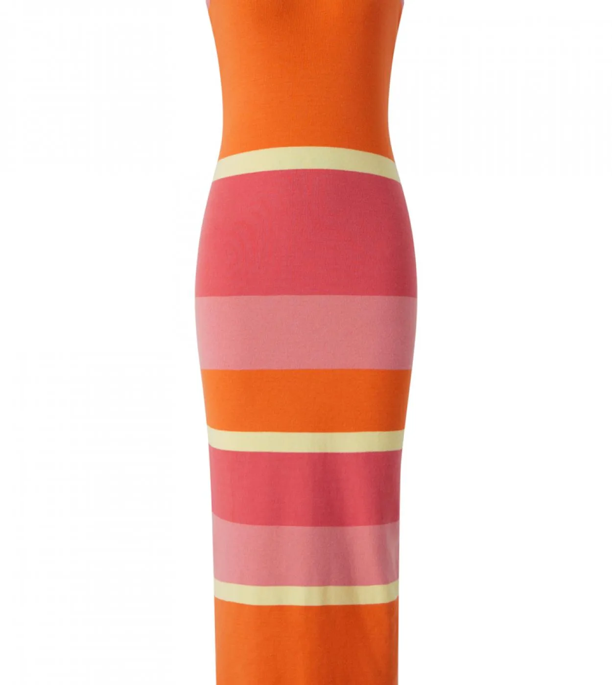 Abbigliamento senza spalline senza spalline senza maniche dritto aderente Design a righe color block versatile e casual