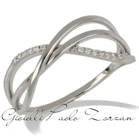 Anello Gemoro in oro bianco e diamanti AB1131BIA
