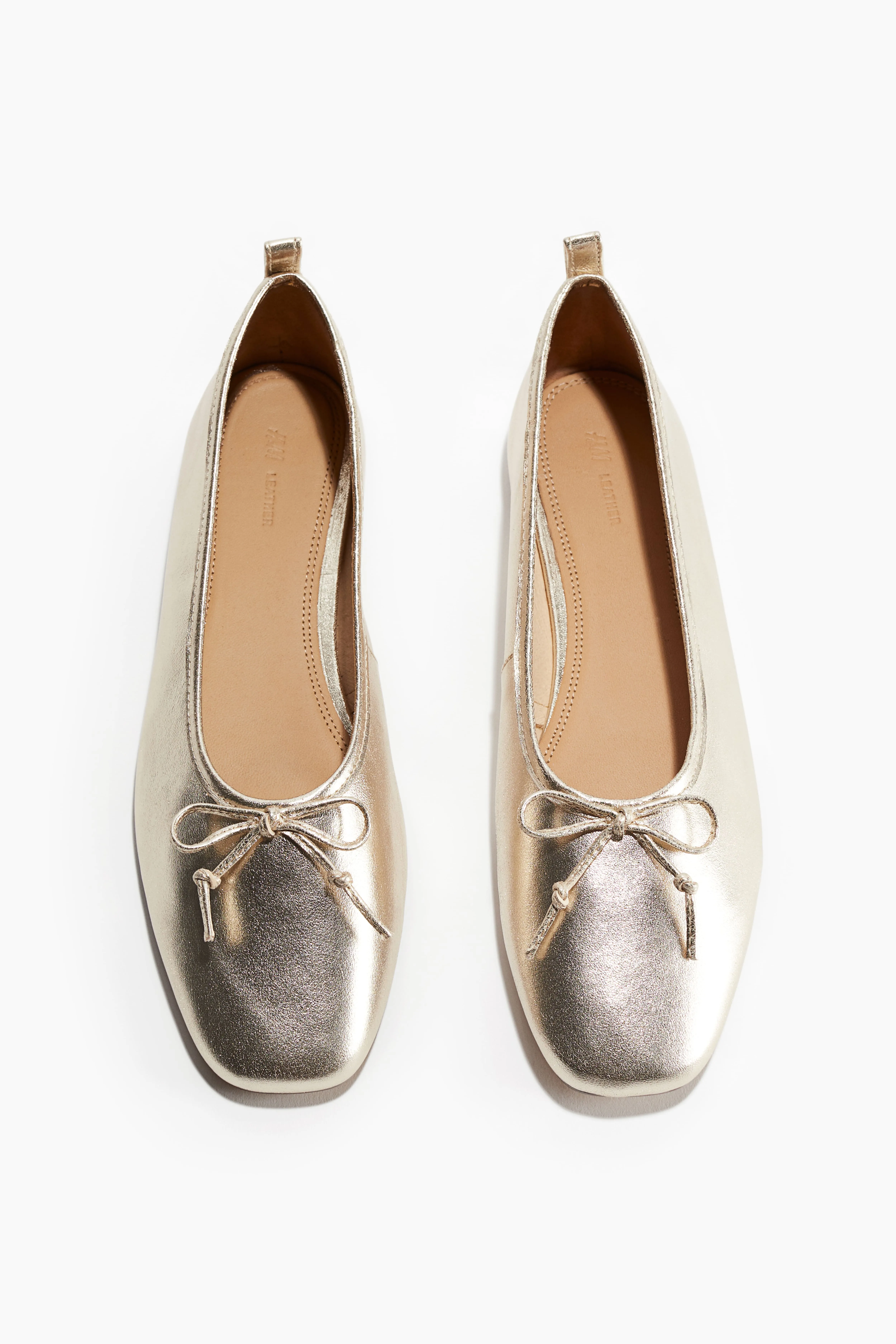 Ballerine in pelle