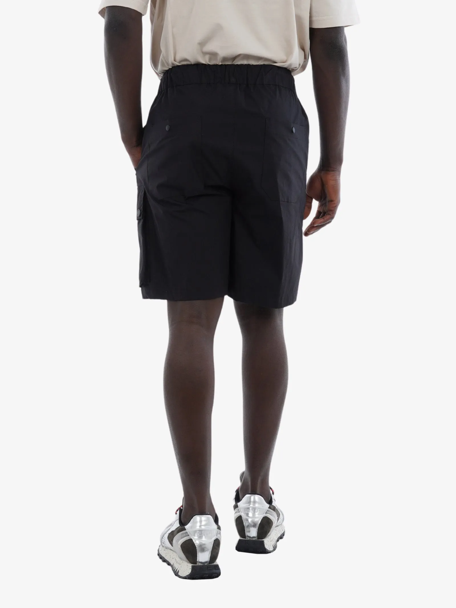 Bermuda Albany uomoin cotone nero