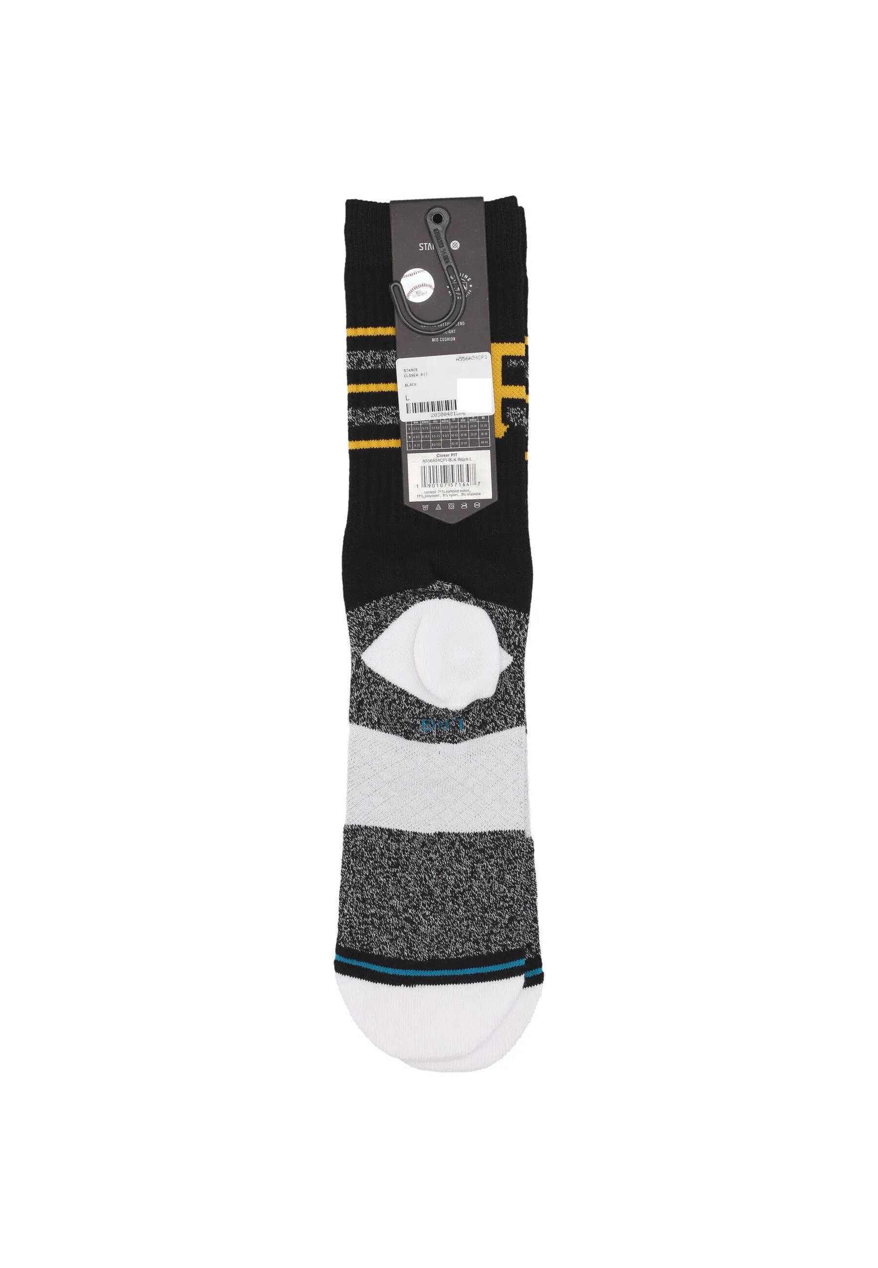 Calza Media Uomo Closer Pit Black