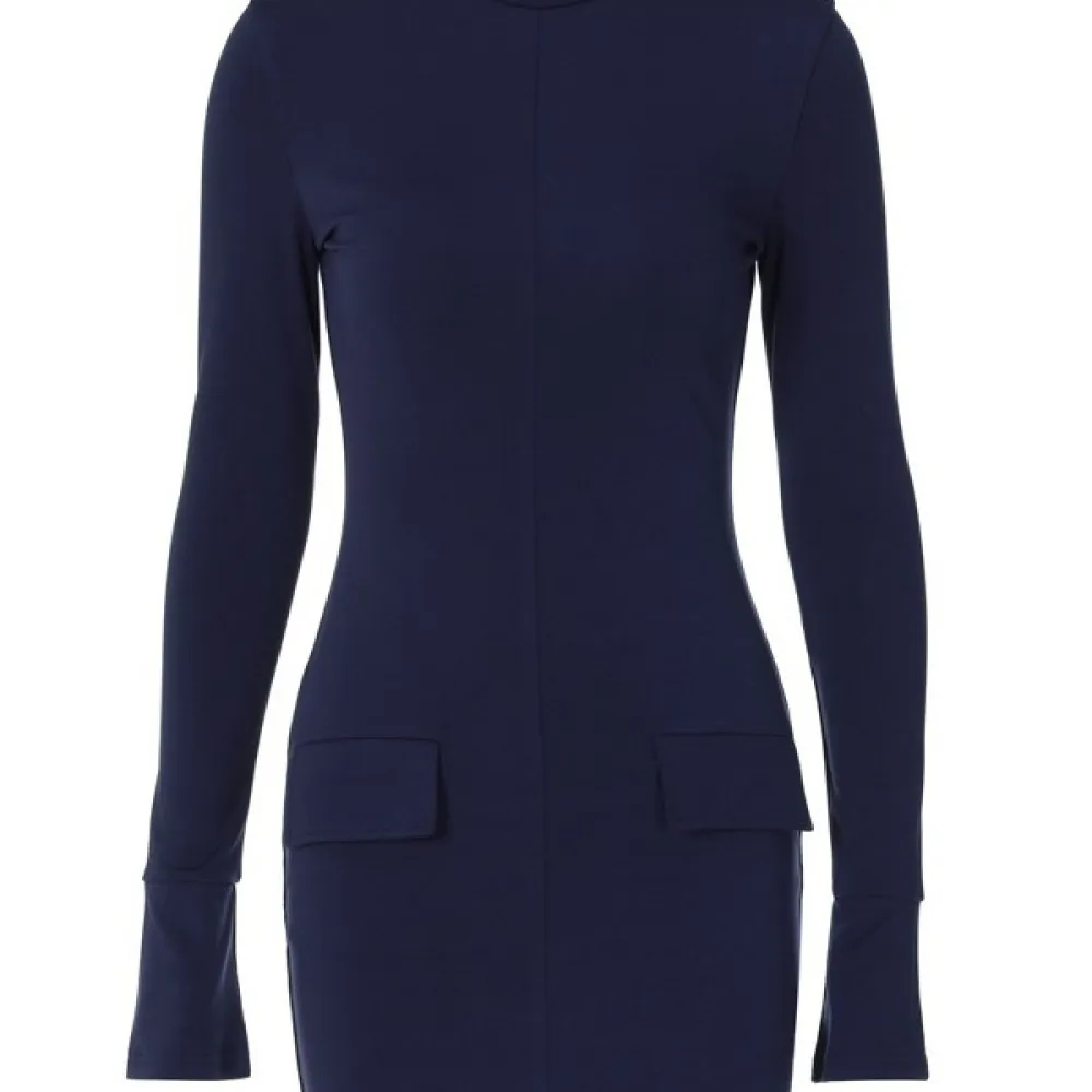 E abbigliamento 2024 Primavera ed estate New Fashion Temperamento Girocollo a maniche lunghe Slim Slim Abito che copre i fianchi