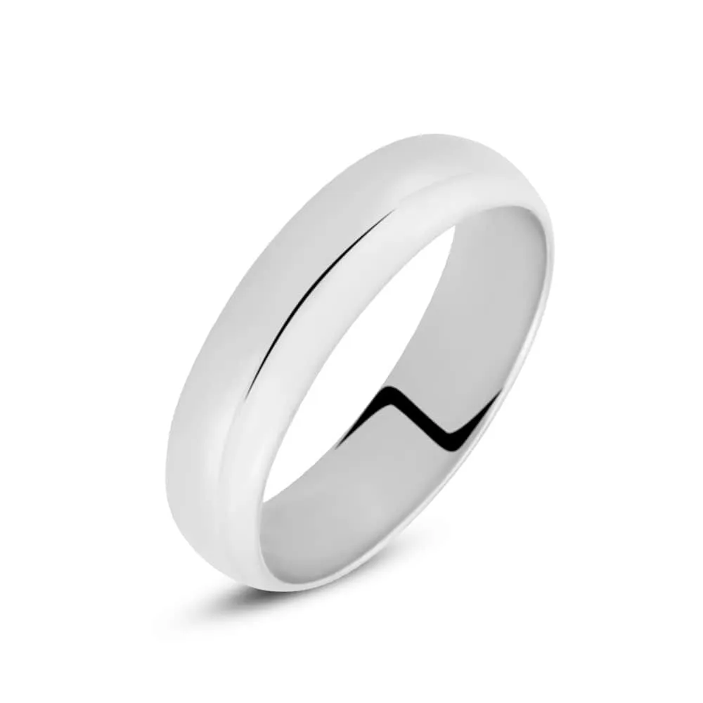 Fede Mantovana Leggera 6 mm Oro Bianco 375/1000 1422612