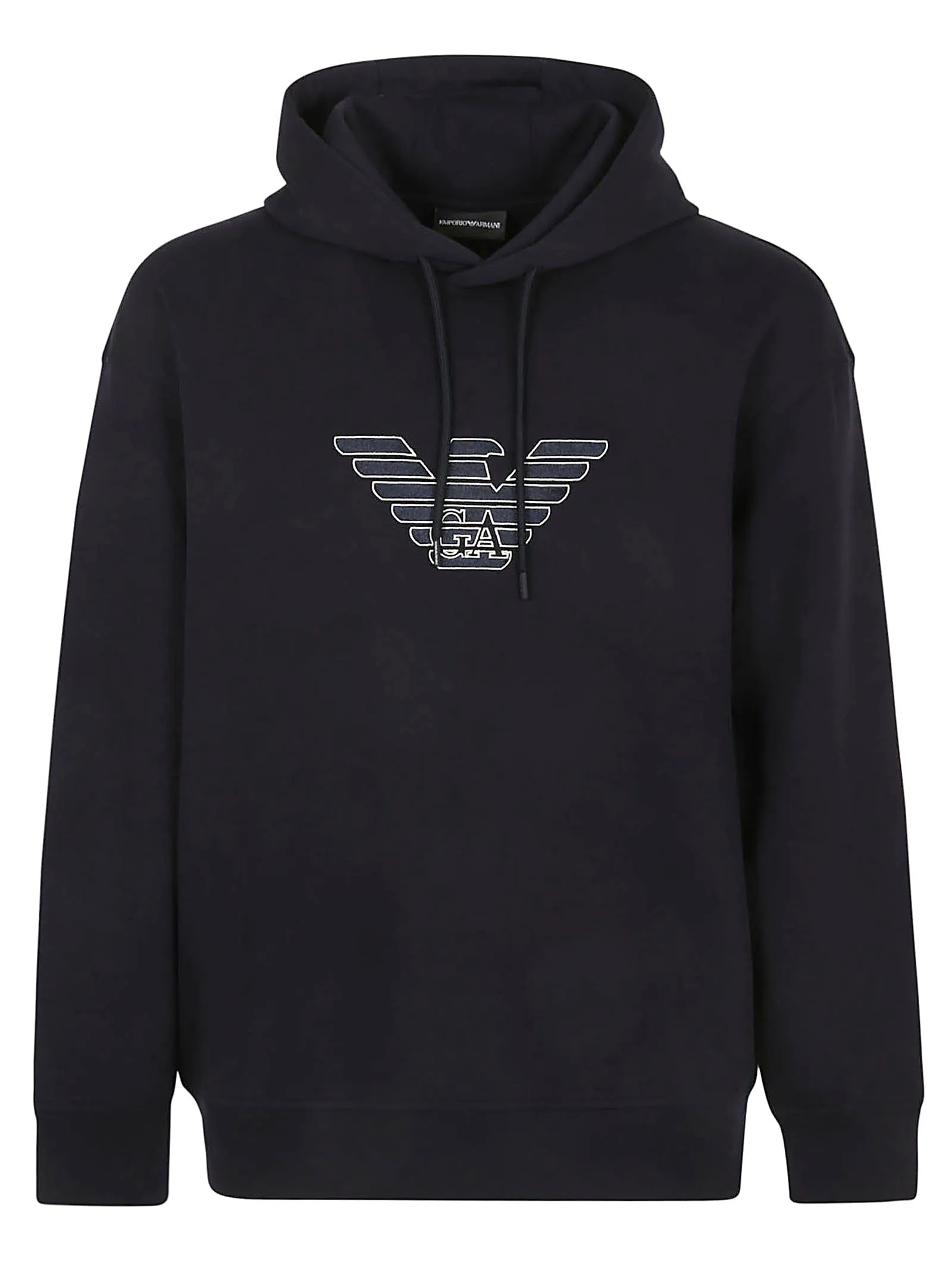 FELPA CON CAPPUCCIO OVER FIT  EMPORIO ARMANI  UOMO 3D1M631JHSZ09Q9