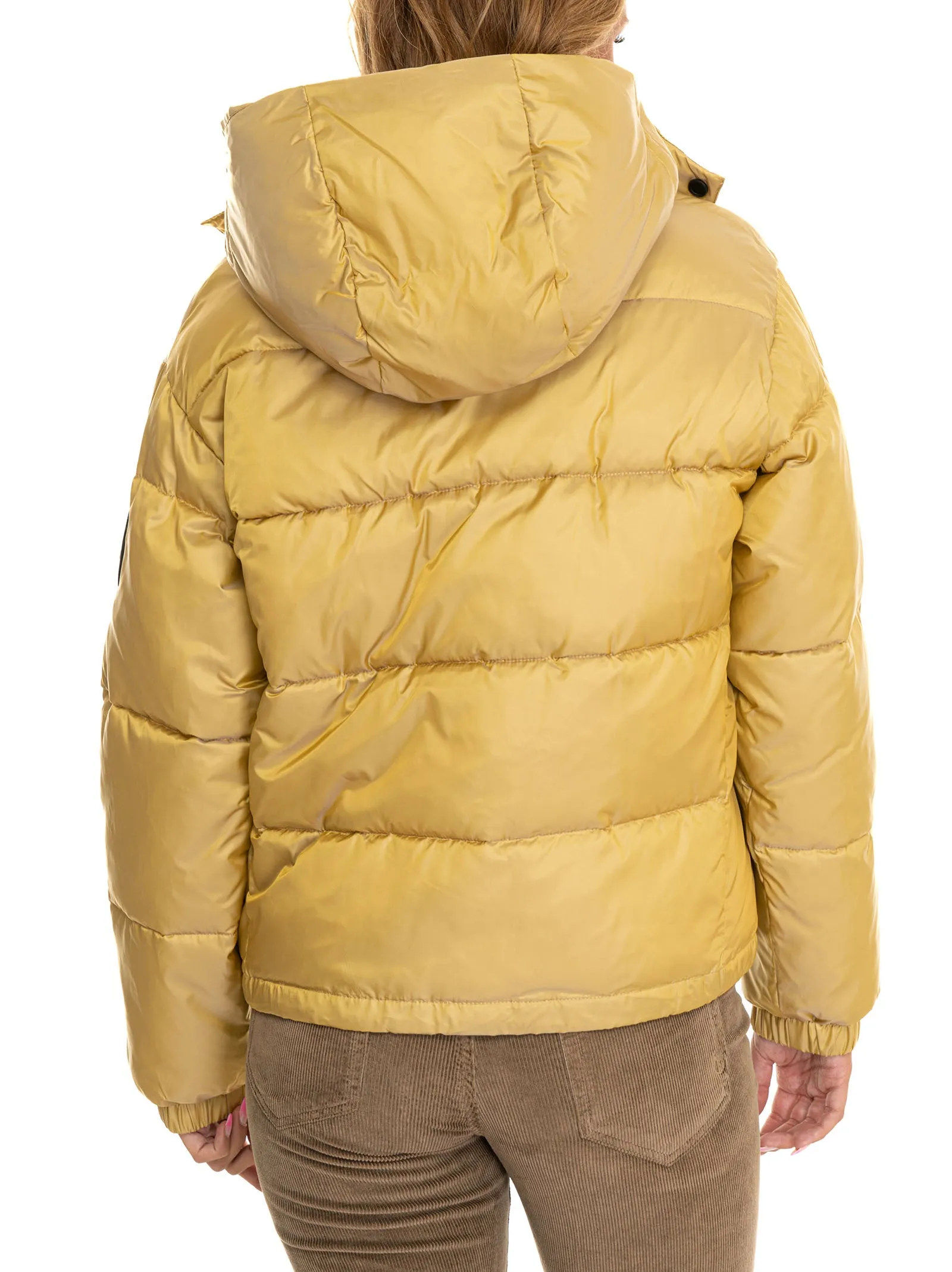 Giubbotto Idrante Giallo Pinko Donna