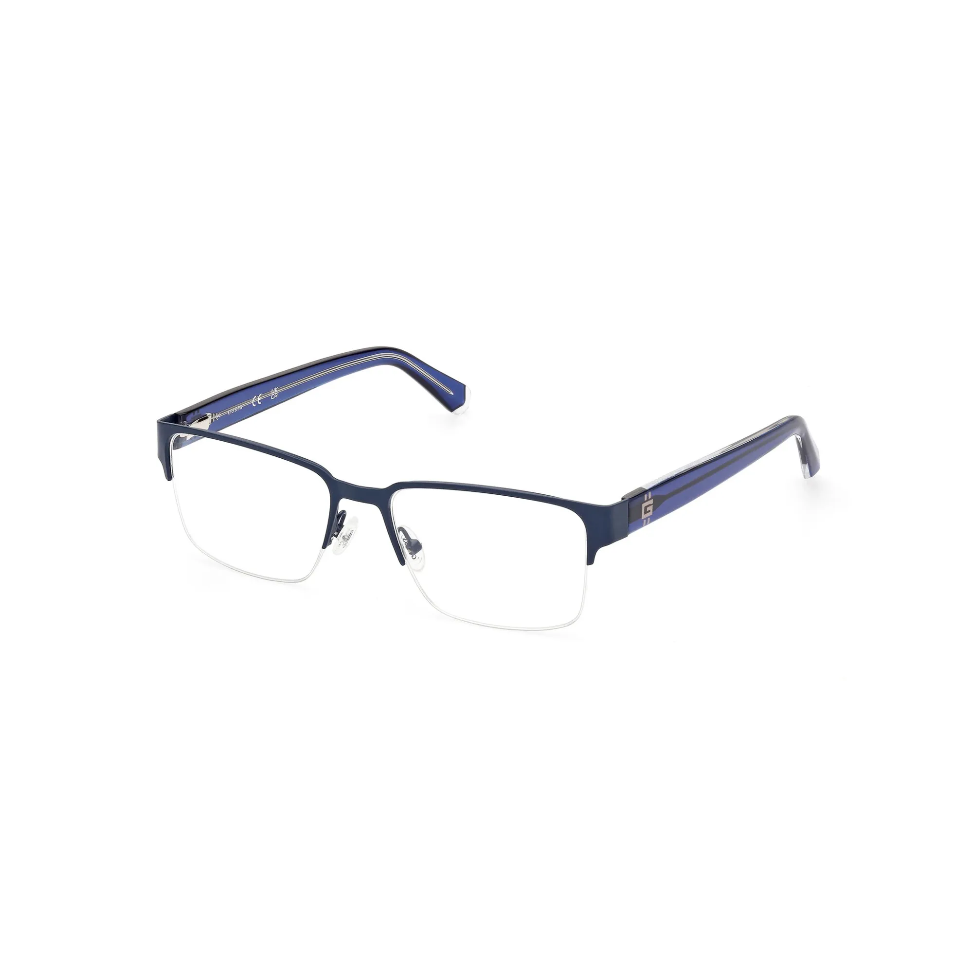   Guess GU 50095 - 091 Blu Opaco | Occhiale Da Vista Uomo 
