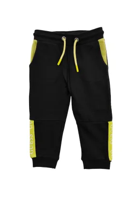 GUESS kids  pantaloni tuta nero