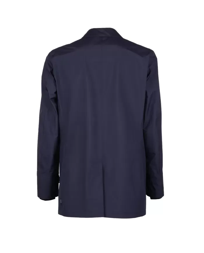 HERNO Trench uomo con cappellino Blu