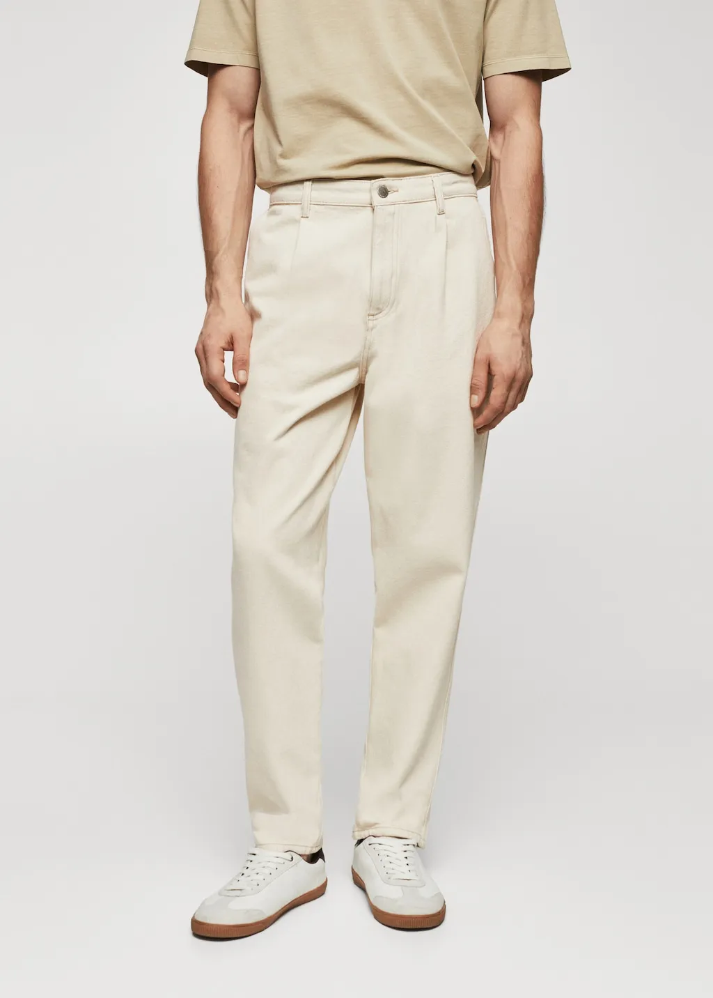 Jeans slouchy pinces