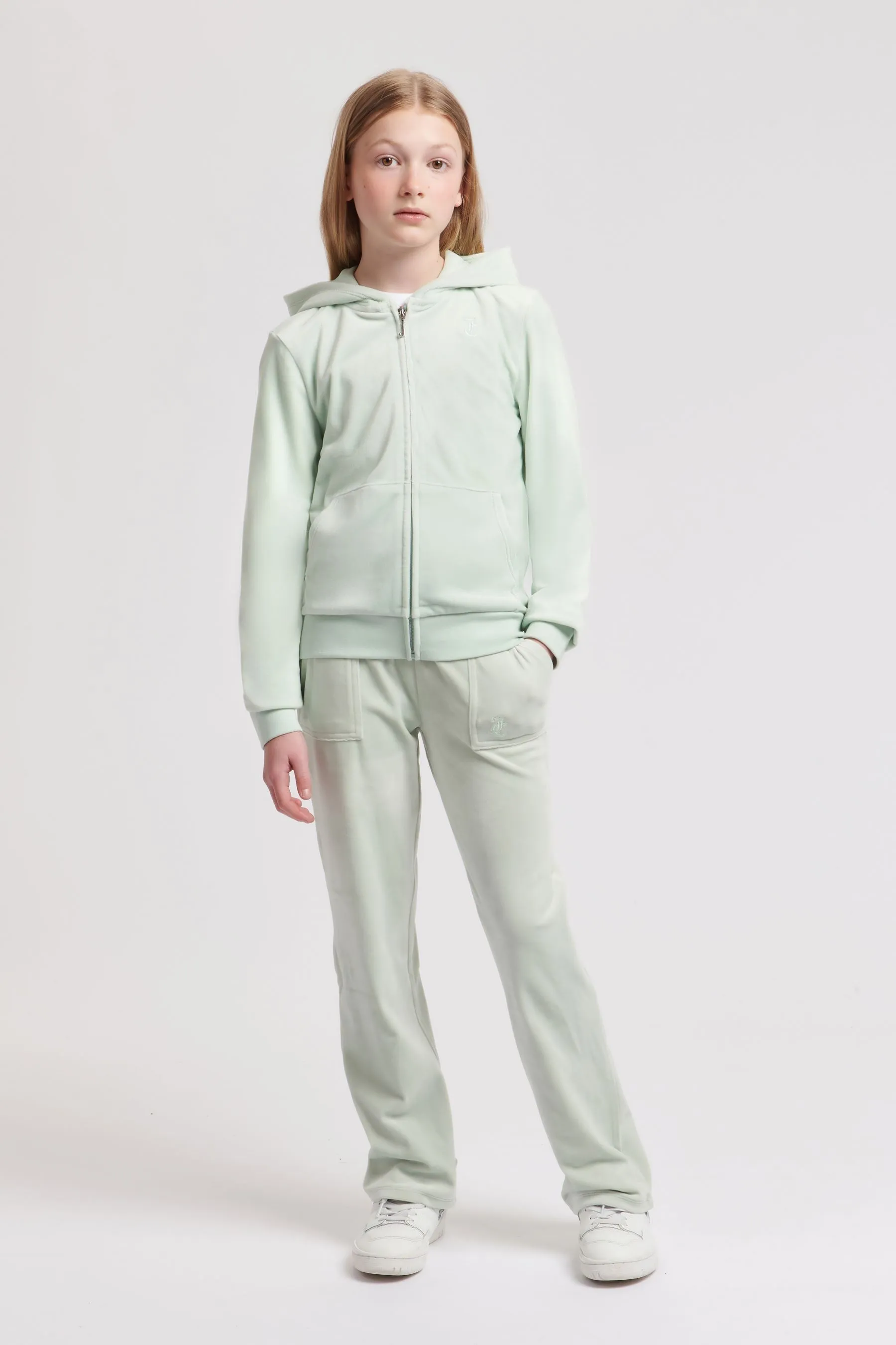 Juicy Couture Pantaloni da jogging a gamba larga tono su tono    