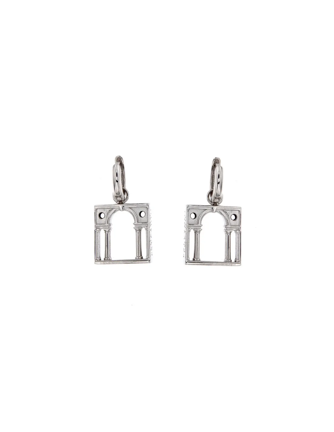 LOVING PALLADIO orecchini 3D in oro bianco 11B-OR