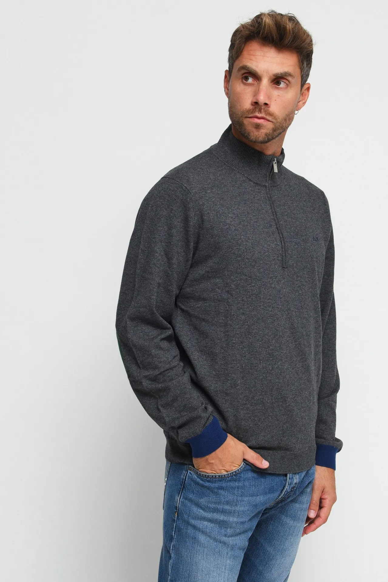 Maglia mezza zip 