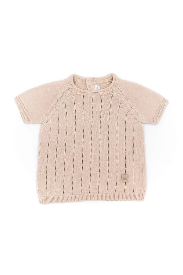 Maglia righe Knitted - Rosa 04