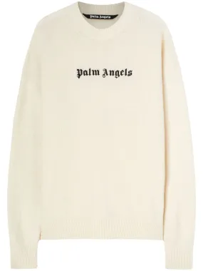 maglione beige con ricamo