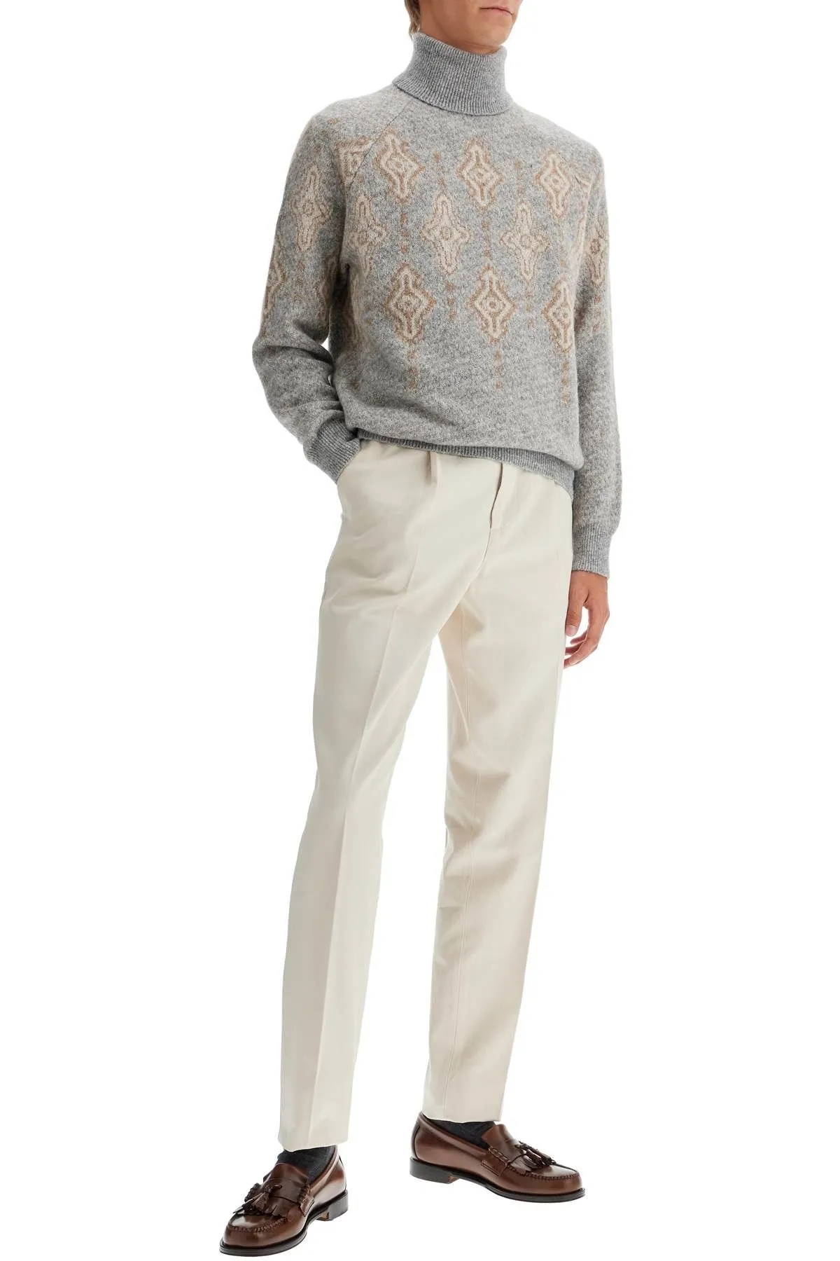 Maglione Geometric Jacquard