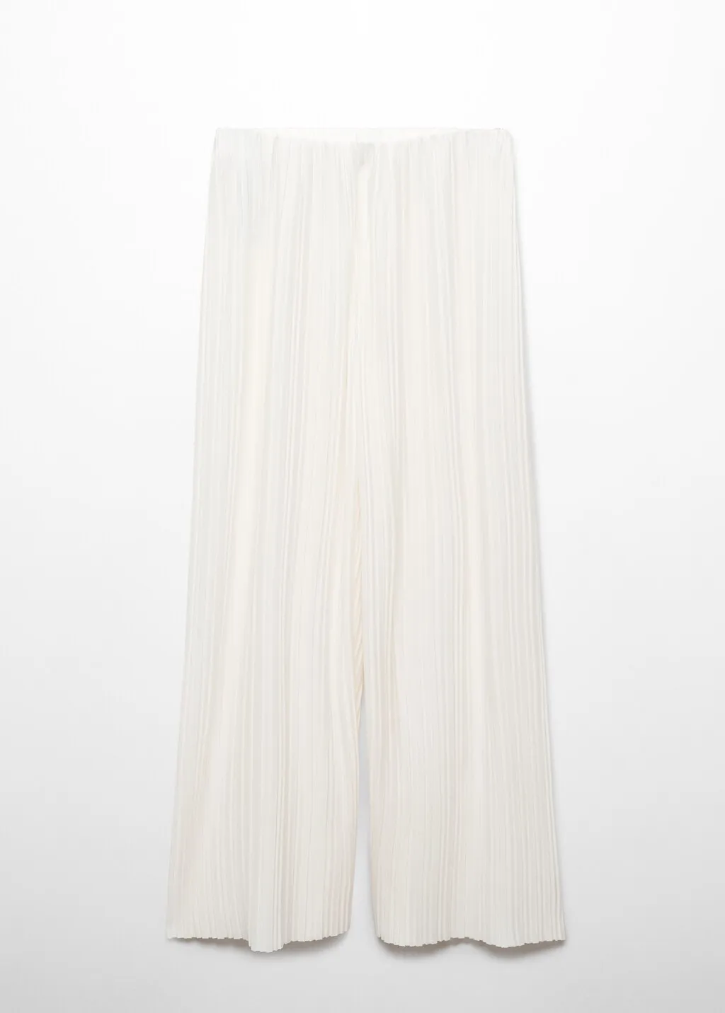 Pantaloni wideleg plissettati