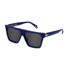   Police SPLM01 - 09LR Blu Completamente Lucido | Occhiale Da Sole Donna 