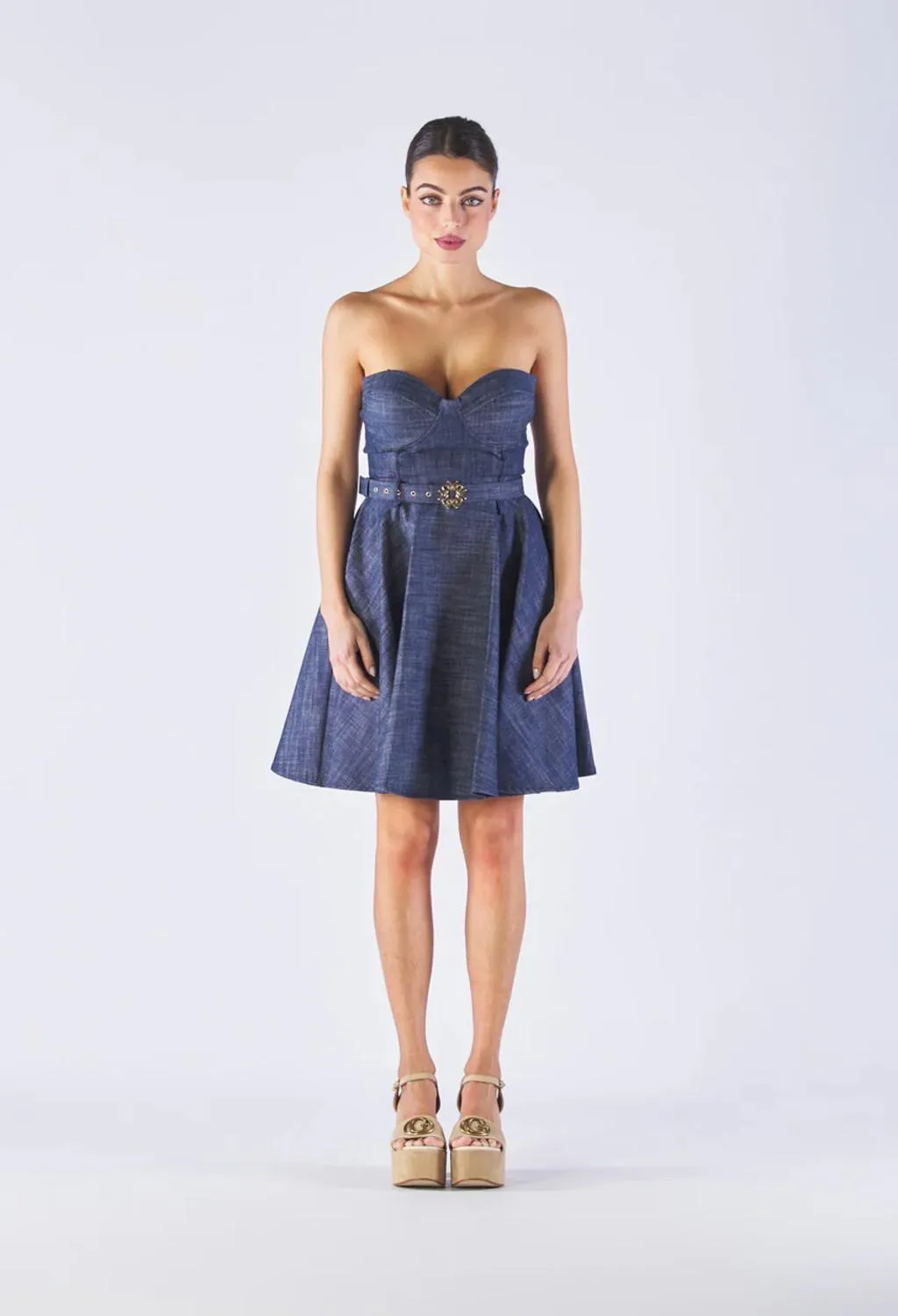 rinascimento  abitino in jeans