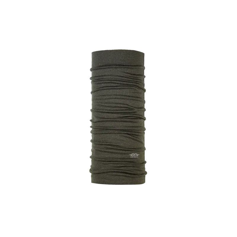 Scalda collo bandana marrone merino PAC