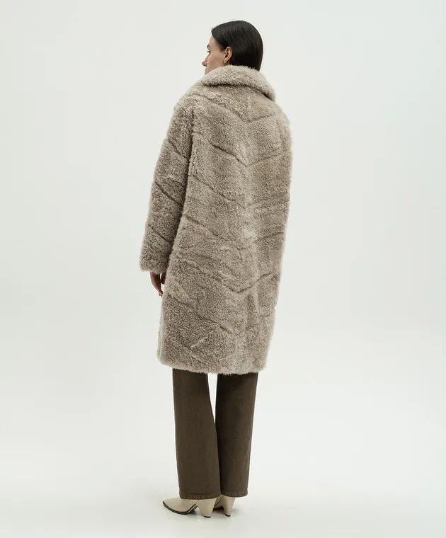 Simonetta Ravizza Pelliccia beige F04CO145H25
