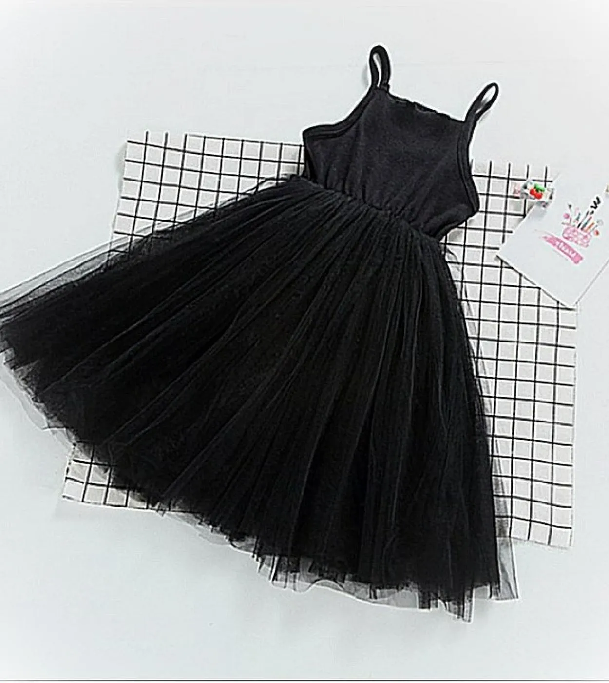 Summer Girl Vest Tulle Princess Dress Kids Paillettes senza maniche Party Vestidos Abbigliamento per bambini Ragazze 3 8 anni Ca