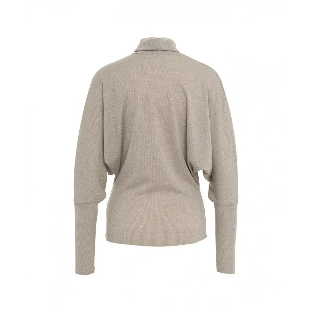 T-shirt in lurex Pierce beige