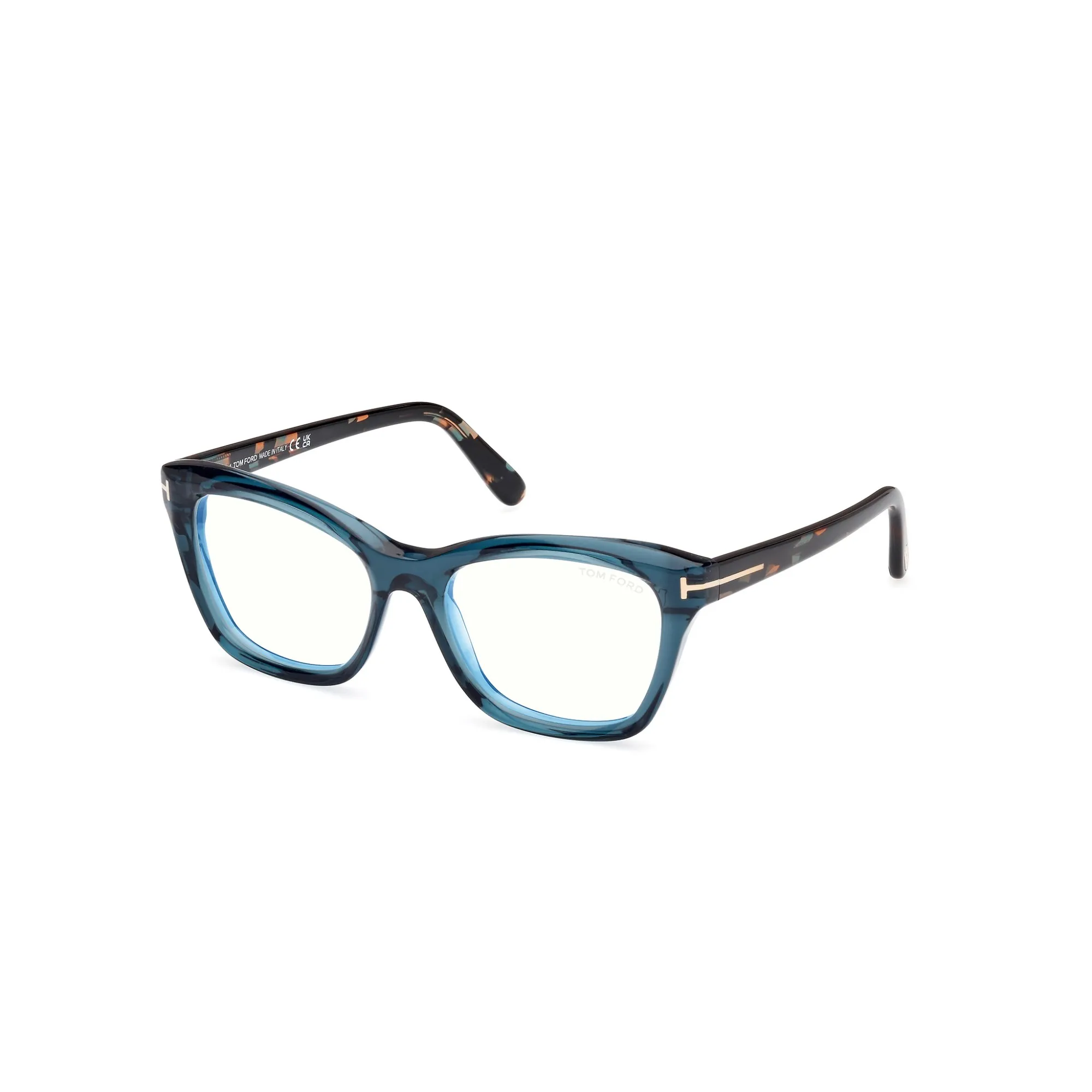   Tom Ford FT 5909-B Blue Block 092 Blu | Occhiale Da Vista Donna 