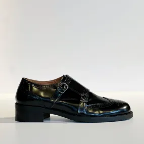 W4 - 9602 Doppia Fibbia Nero  