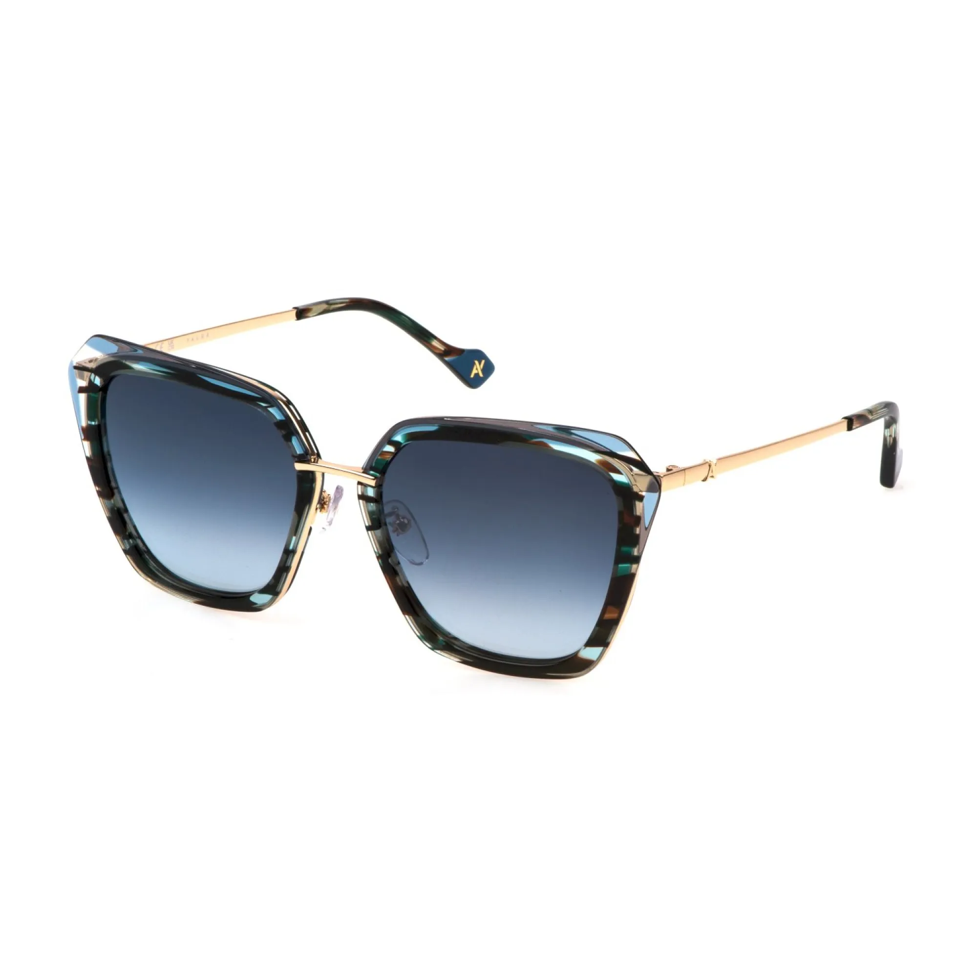   Yalea SYA149 - 309X Blu Brillante Iridescente | Occhiale Da Sole Donna 